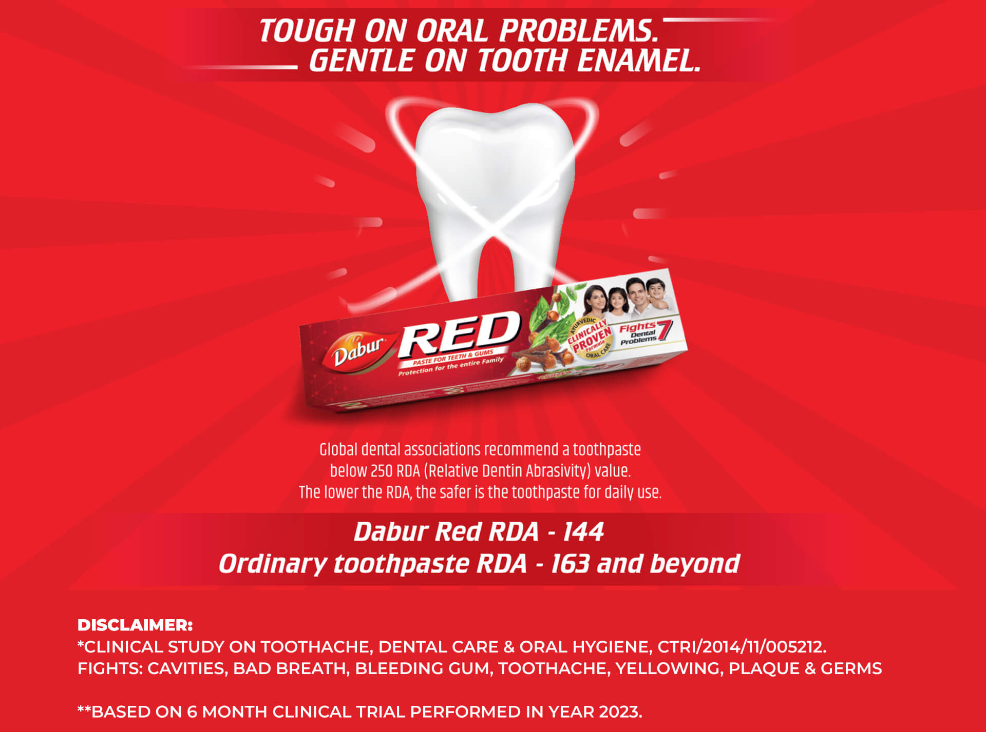 Dabur Red Paste, Toothpaste for daily use