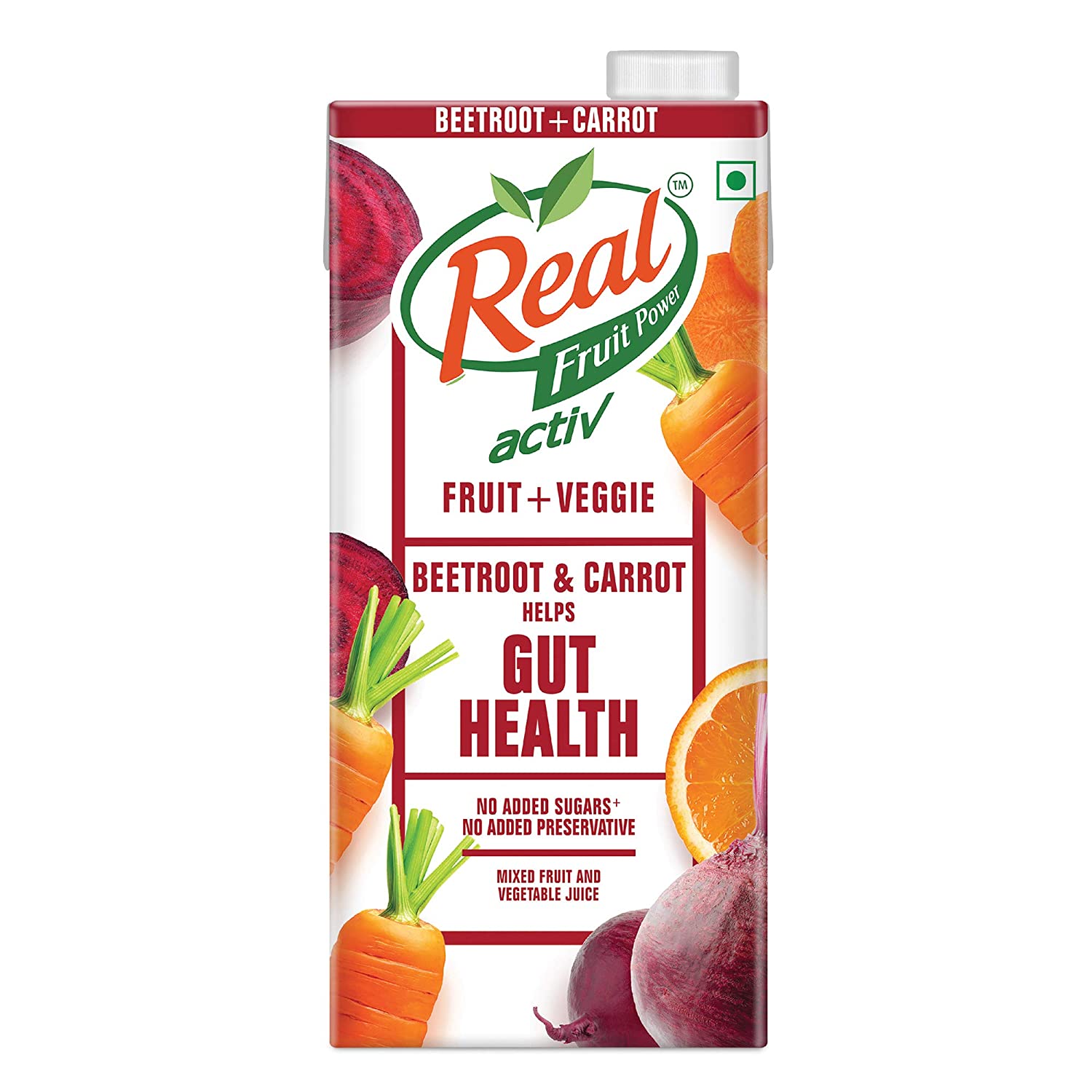 Real Activ Fruit+Veggie Beetroot Carrot