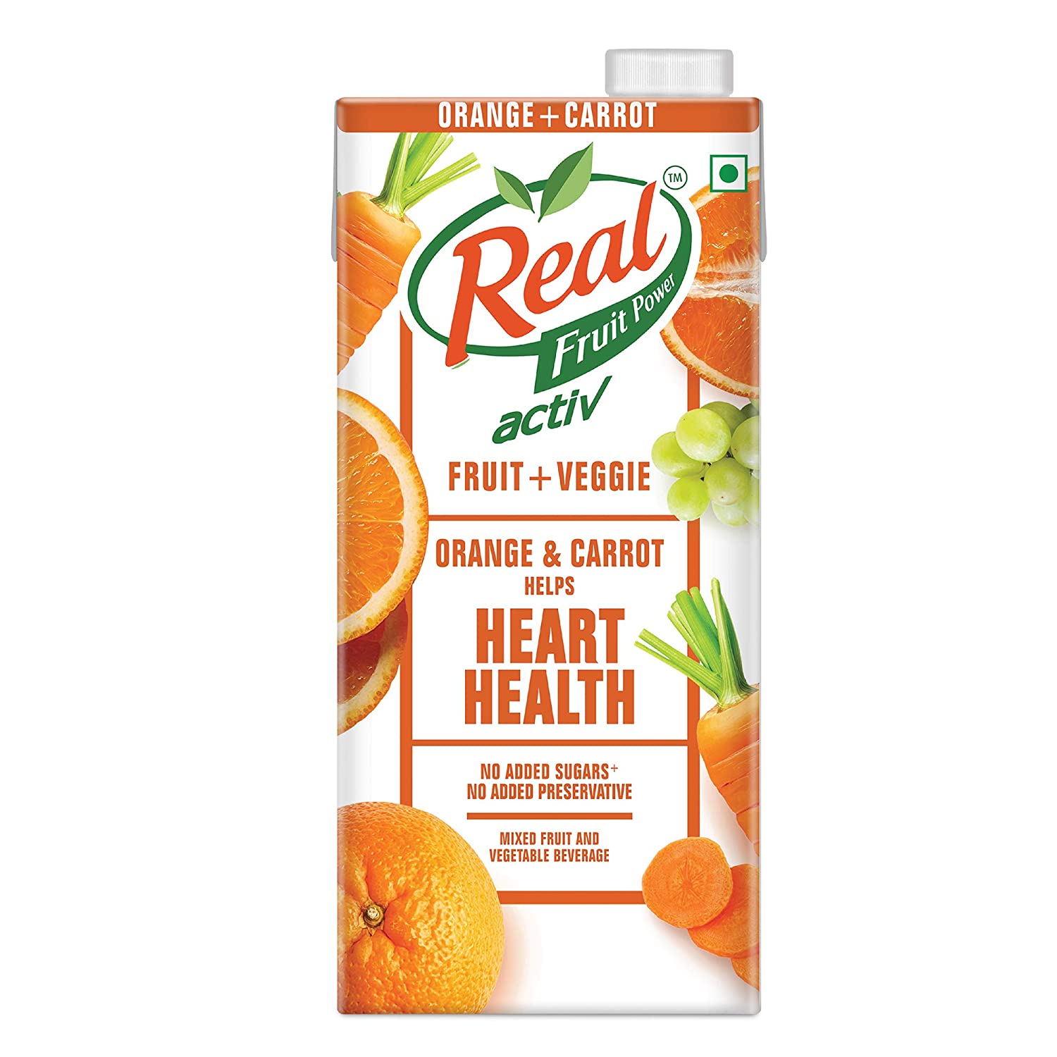 Real Activ Fruit Veggie Orange Carrot